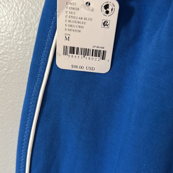 Free People Movement Hop To It Track Pants - Stellar Blue Size Medium - Picture 12 of 13